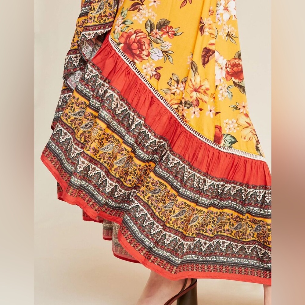 Farm Rio x Anthropologie Soigne Maxi Dress - Picture 5 of 8